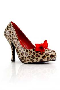 Fantasy Footwear Pleaser Leopard Print Pump